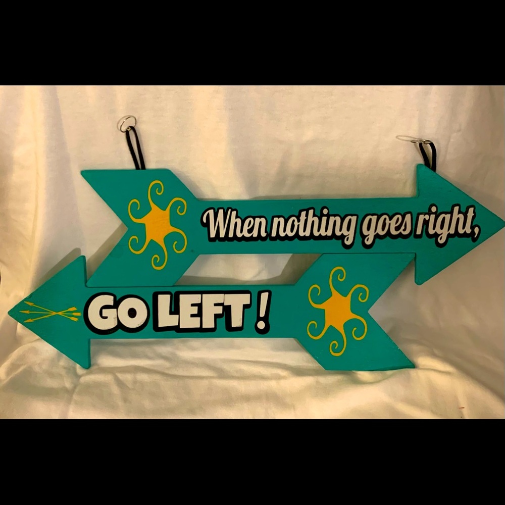 Hand painted wood decor